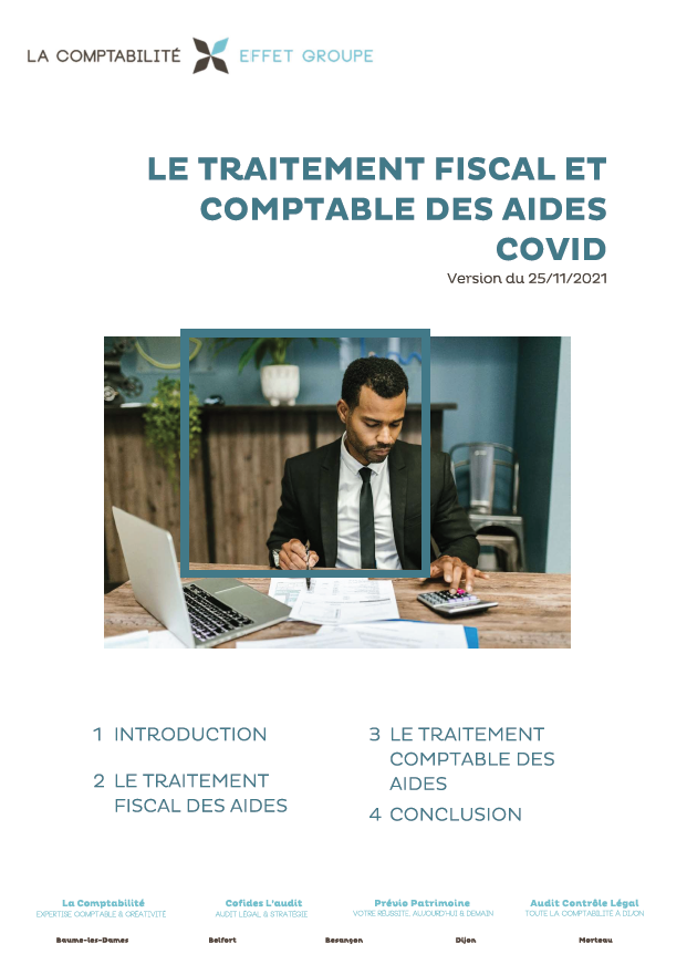 NOTE 2 - Traitement fiscal aides Covid